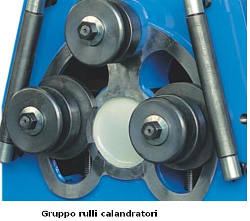 PBM 45 a tre rulli motorizzati doppia regolazione indipendente 